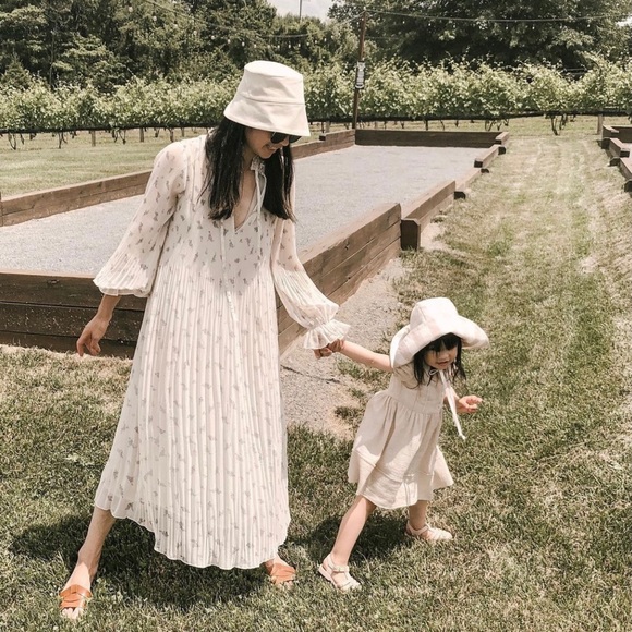 Ganni pleated georgette dress size 36 - Picture 2 of 7